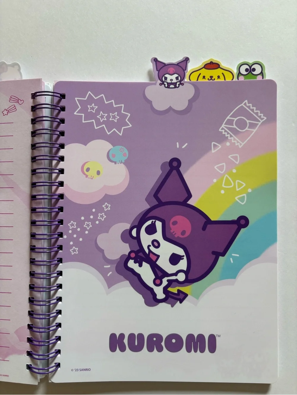 Hello Kitty Pastel Blue & Pink Character Spiral Notebook